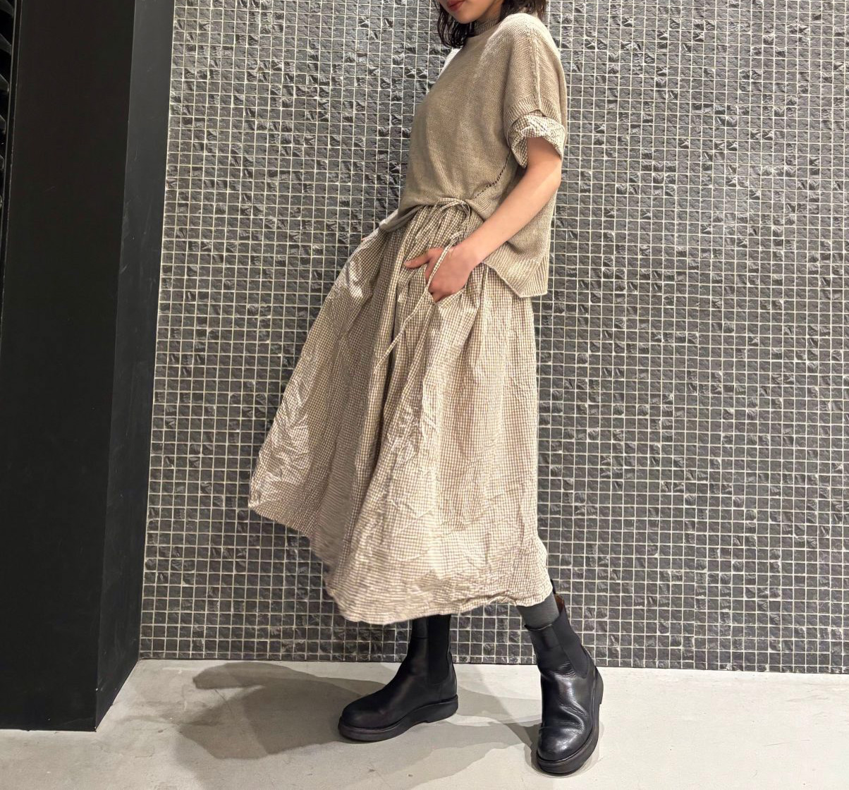 ノルマンディビンテージ・リネン ニットベスト | pas de calais