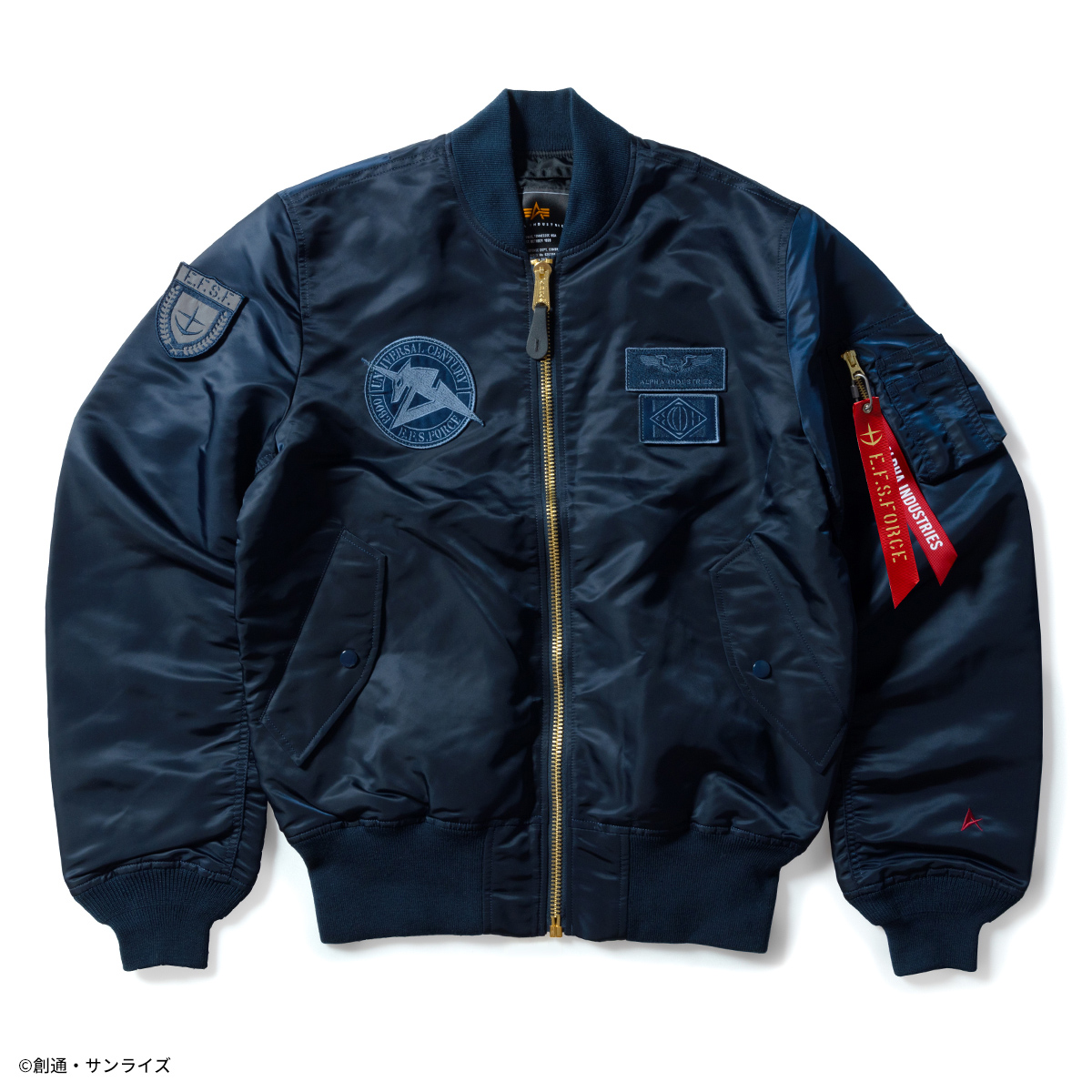 機動戦士ガンダム 逆襲のシャア』×ALPHA INDUSTRIES 2024新作フライト