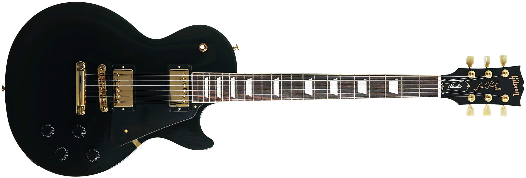 Gibson Modern Les Paul Studio Gold Hardware - ebony Single cut