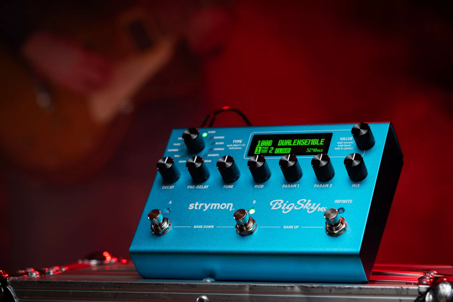 Strymon BigSky MX Reverb, delay & echo effect pedal