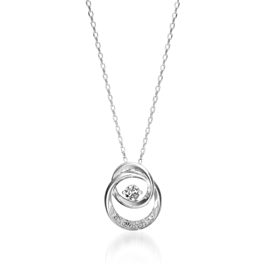 TWO UNIVERSE DIAMOND NECKLACE(2XN0390)Pt950 ネックレス｜スター