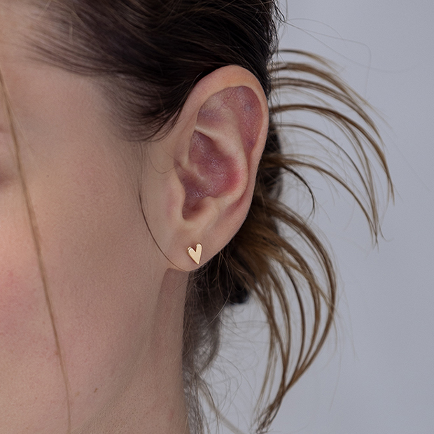 CONNECT WITH LOVE PIERCED EARRING(片耳用)(2JP0949)K10 ピアス