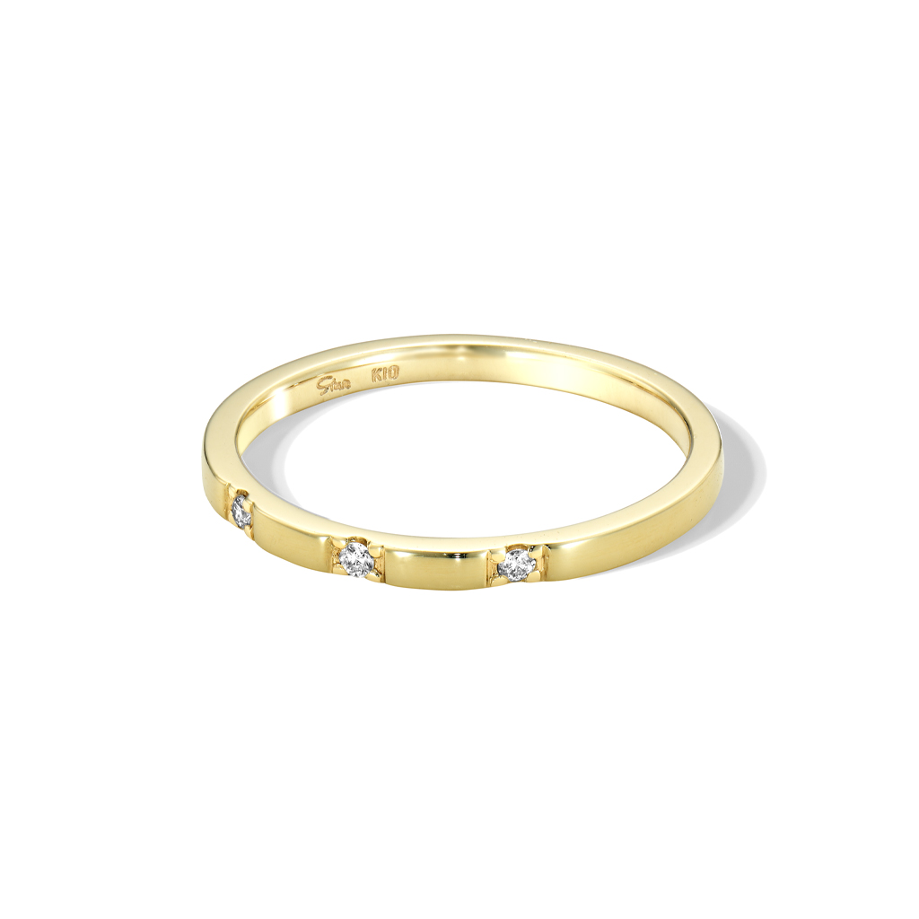 DIAMOND PINKIE RING(2JR0548)K10 ピンキーリング｜スタージュエリー