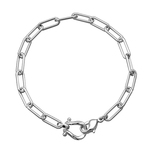 BUCKLE CLIP CHAIN BRACELET(19cm)(2SU0989)SV925 ブレスレット