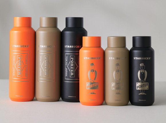 PORTER + STARBUCKS®」“マイボトルともっとお出かけしたくなる
