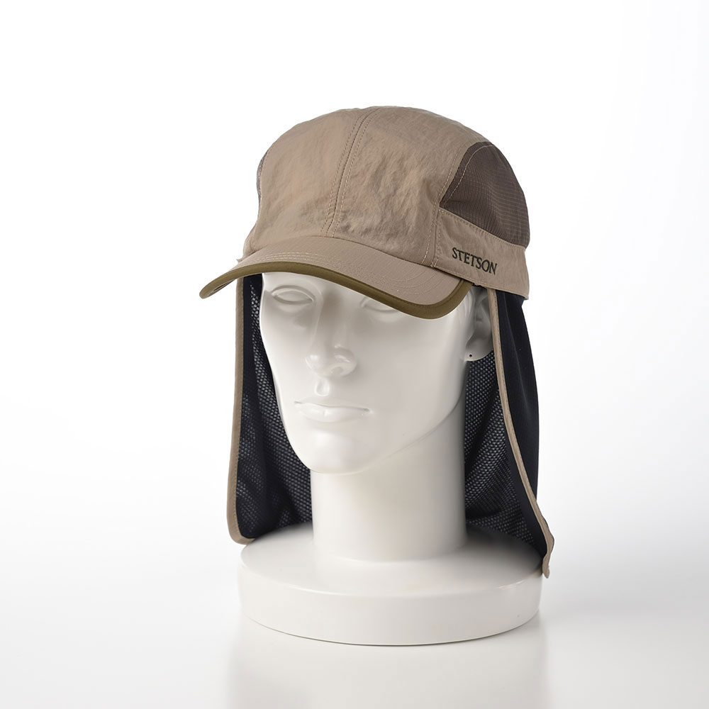 SUNSHADE CAP（サンシェード キャップ）SE646 ベージュ - STETSON