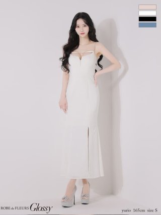 ロングドレス：ホワイト(白)｜キャバドレス・ミニドレス通販はsugar