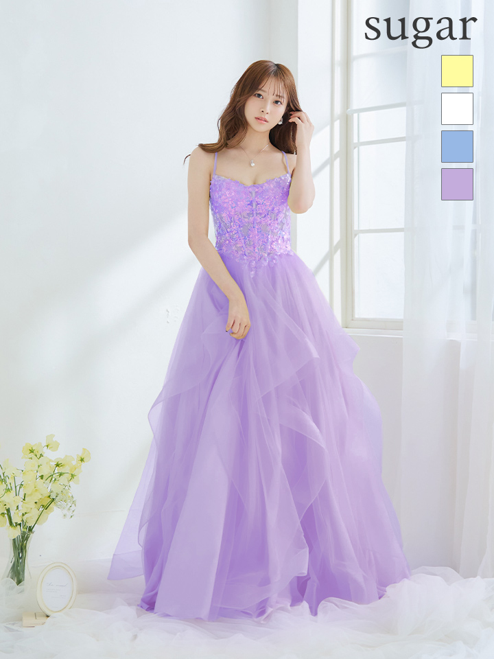 Lip line/リップライン】スパンコール刺繍/ キャミソール/ チュール