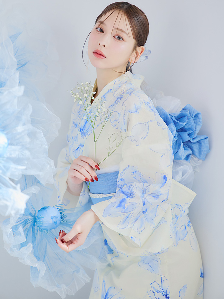 青・ブルー 浴衣一覧 - sugar