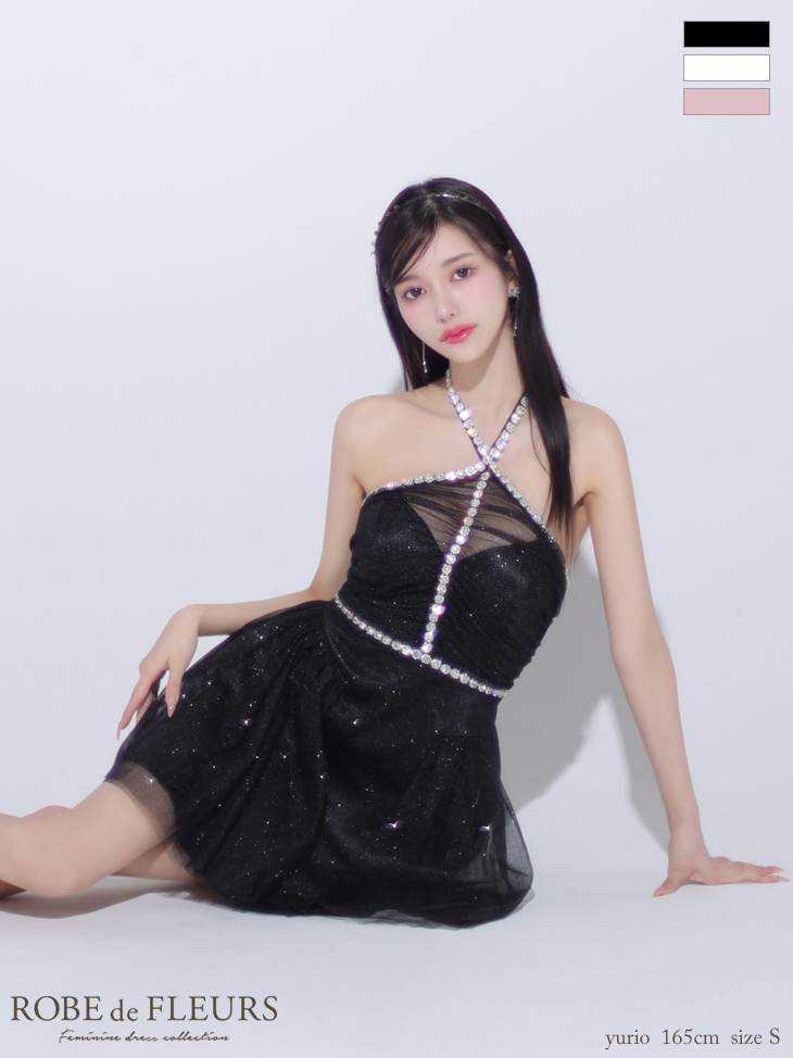 XSサイズあり【ROBE de FLEURS/ローブドフルール】バレエコア/ ラメ