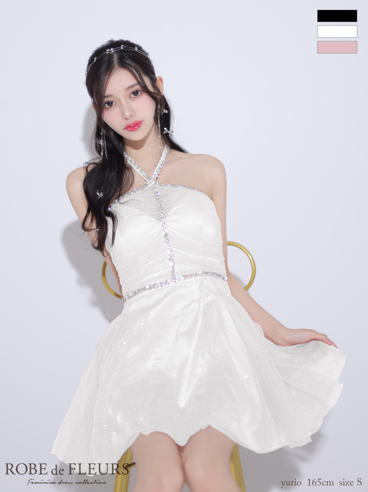 XSサイズあり【ROBE de FLEURS/ローブドフルール】バレエコア/ ラメ