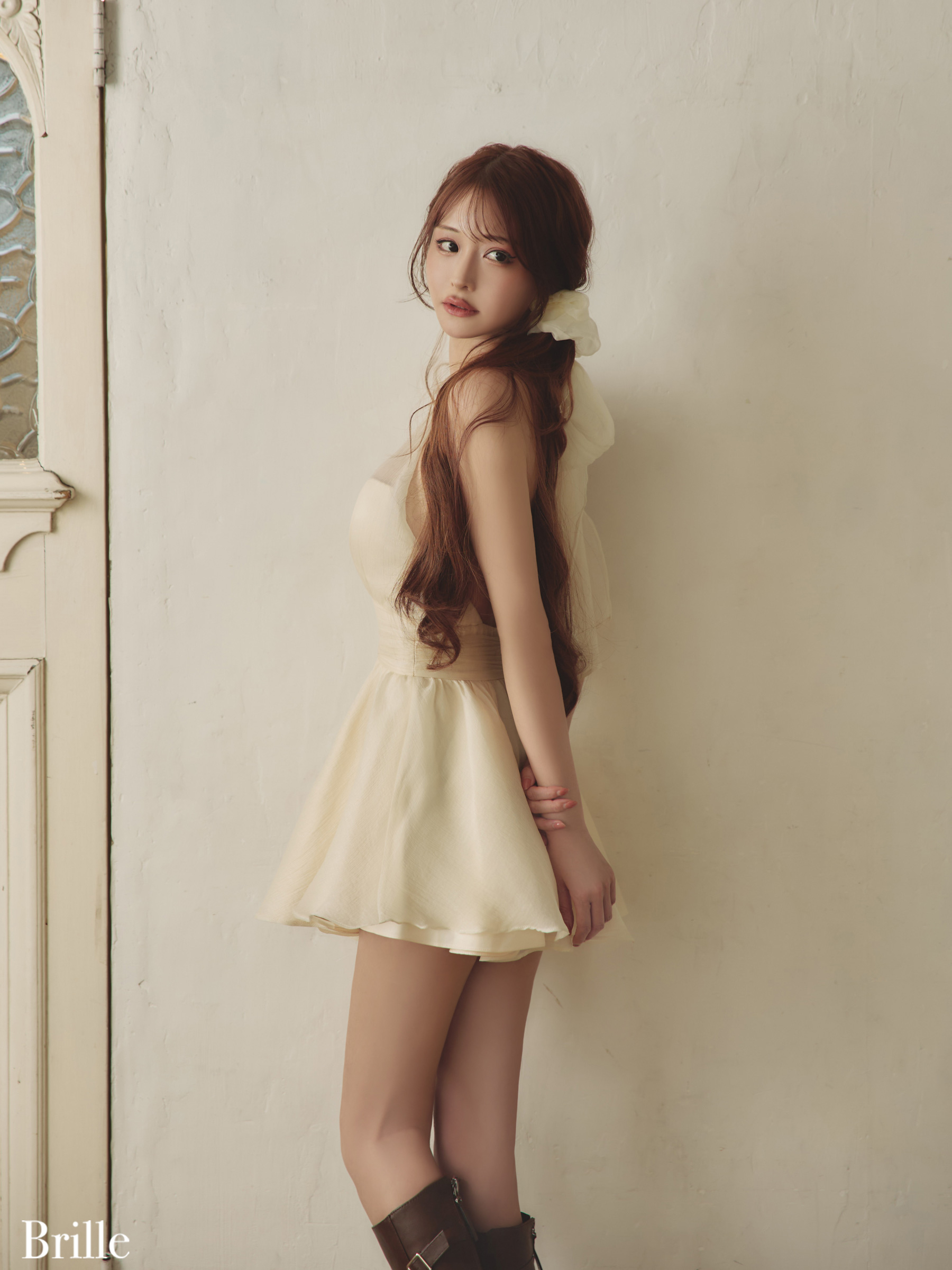 XSサイズあり【brille/ブリエ】【ROBE de FLEURS/ローブドフルール