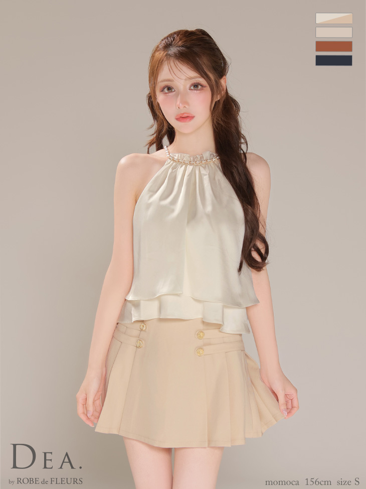 XSサイズあり【DEA./ディア】シフォン/ レイヤード/ フリル