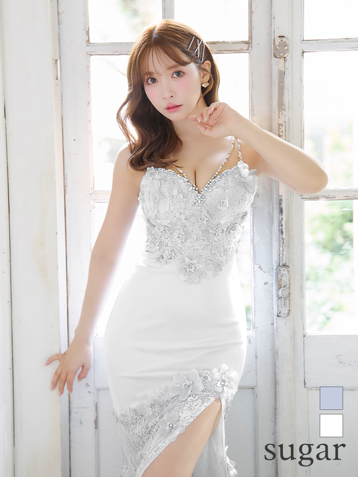 IRMA/イルマ】マーメイド/ ビジュー/ 立体フラワー/ キャミソール