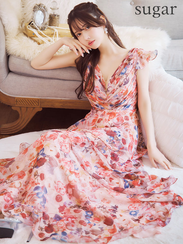 XS-Lサイズあり【SETTAN/セッタン】フリル/ フラワープリント