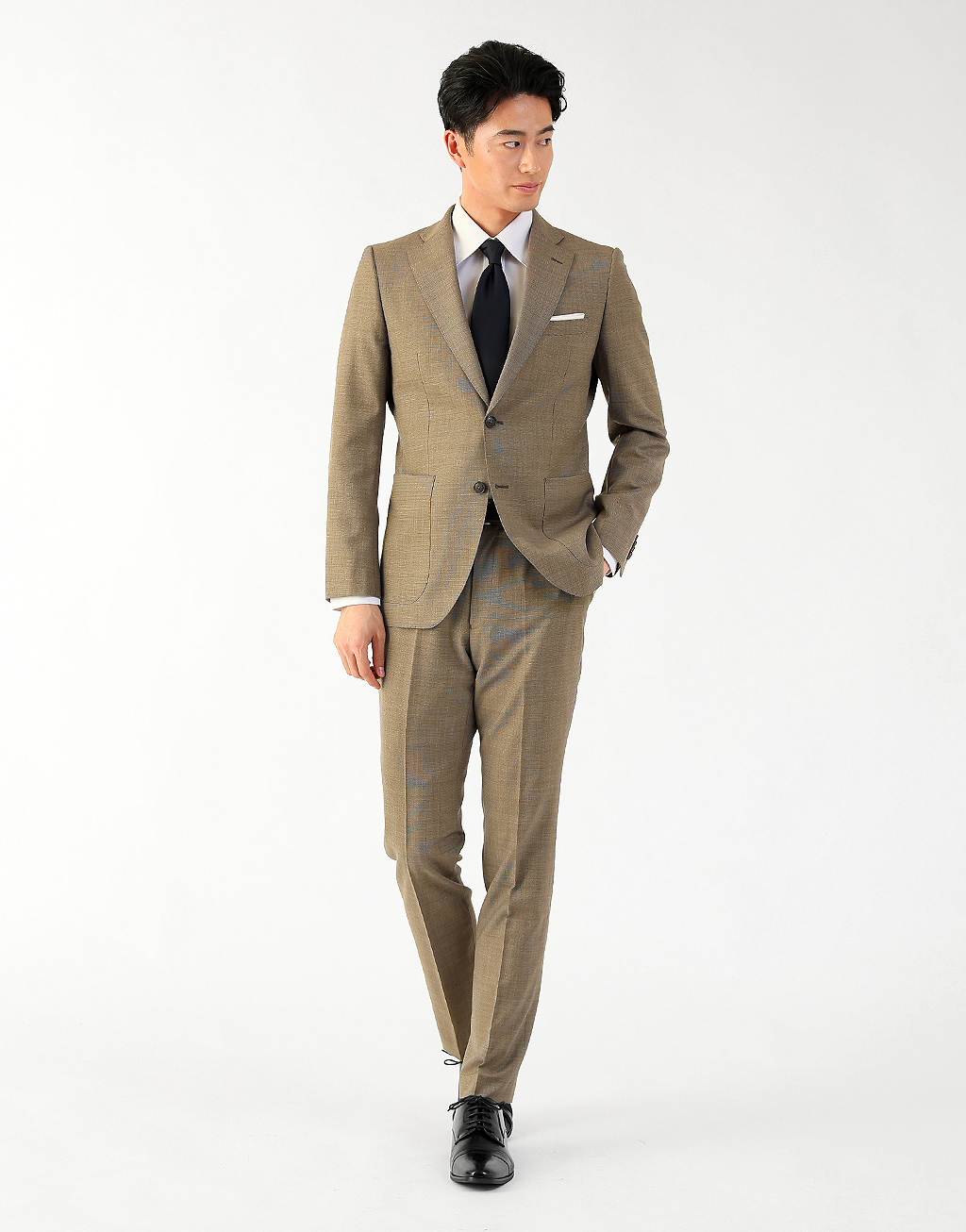 SB57BE ベージュ・シャークスキン ショートレンタル【 レンタル8点