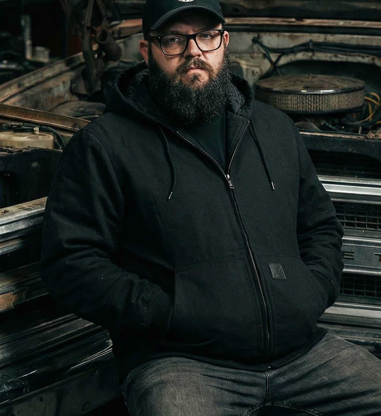 Sierra Duck Canvas Heavyweight Quilted Zip