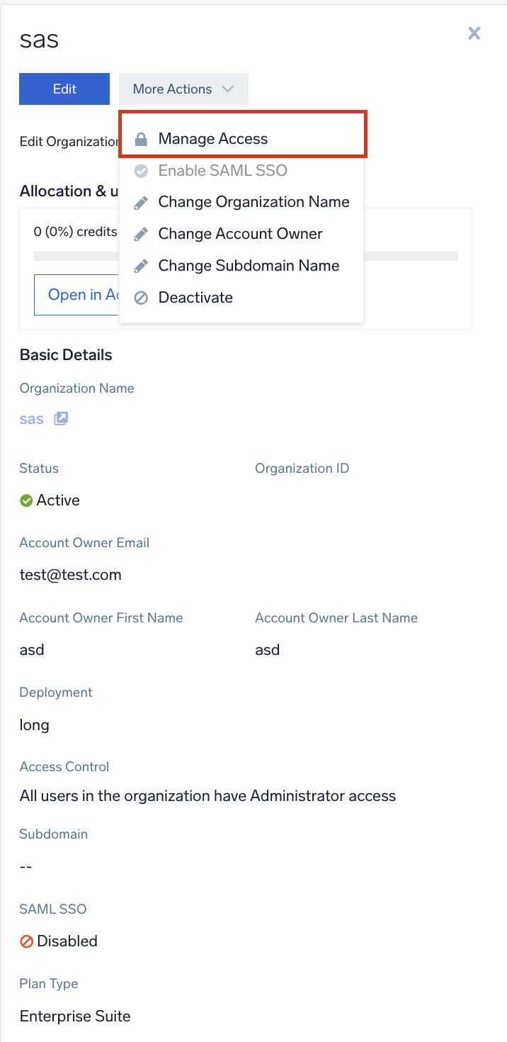 Manage Organization Settings | Sumo Logic Docs