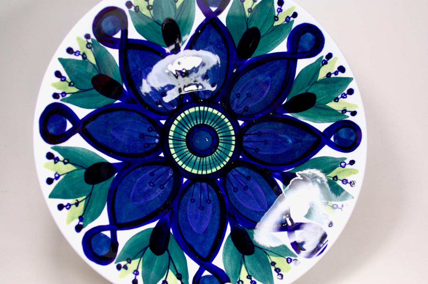 北欧ビンテージ/ARABIA/アラビア/Svea Granlund/深皿/ボウル/Ø27cm