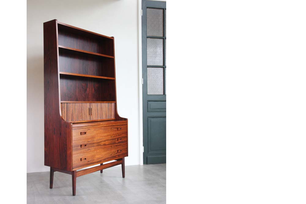 北欧ビンテージ家具/デンマーク/ブックシェルフ＋ライティングディスク