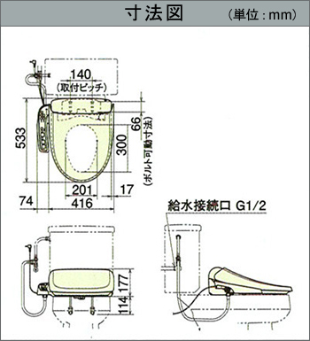 温水洗浄便座 ビューティ・トワレ｜パナソニック｜CH921SPF