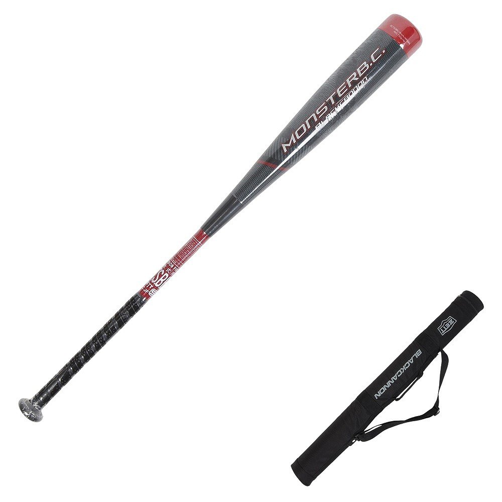 ゼット（ZETT）（メンズ）軟式用バット 野球 一般 モンスター ブラック