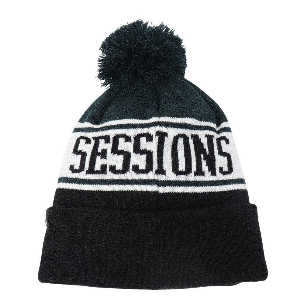 セッションズ（SESSIONS）（メンズ）ニット帽 ポンポン カフ ワッチ