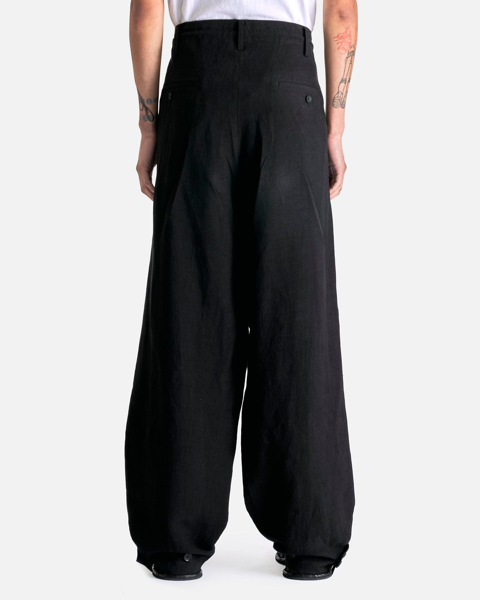 98SS Y's for men two tuck wide slacks
