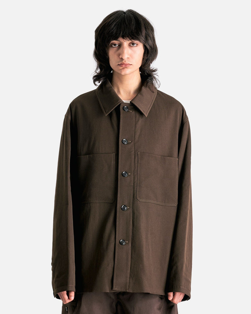 Wadded Facing Blouson in Kobicha Brown – SVRN