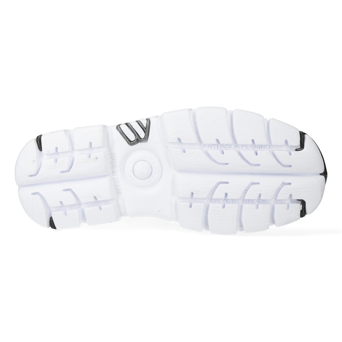 取り寄せ]M-106-S121 / ホワイト / プレート / 厚底スニーカー / 本革