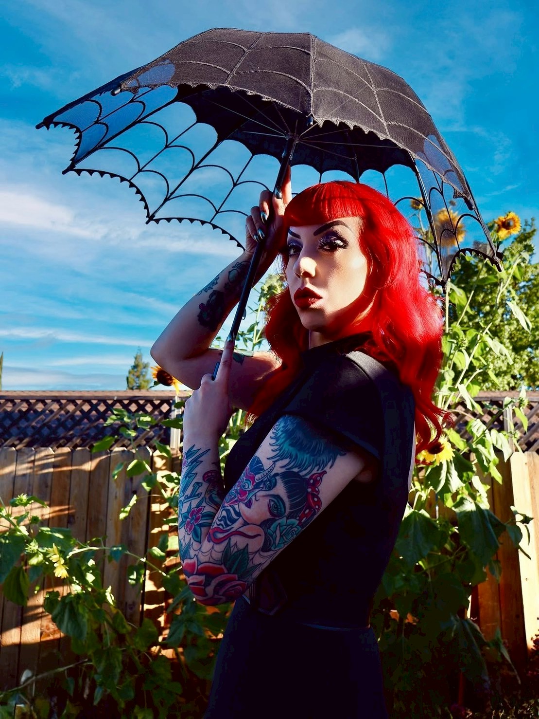 Spiderweb Lace Parasol / レースパラソル / 傘【KREEPSVILLE 666