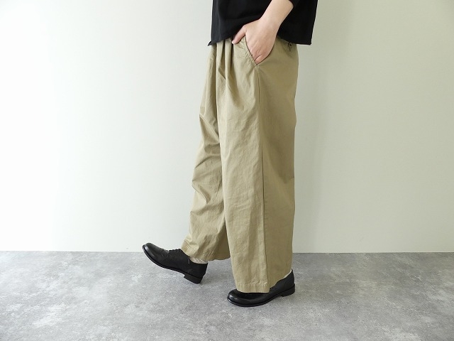 TRAVAIL MANUEL(トラバイユマニュアル) コンパクトチノ2タックワイド