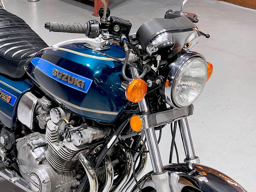 新品 SUZUKI スズキ gs750 GS750 チョビ三段20up スズキGS750に賭けた