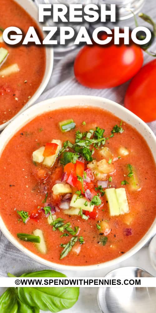 Easy Fresh Gazpacho