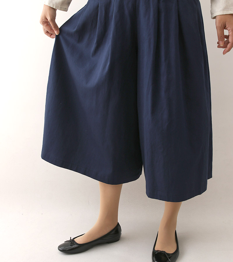 寸法図【NO.449】ヨーク＆タックのキュロットパンツ [M便 0/1]の通販