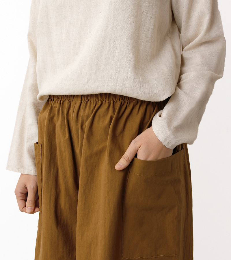 実物大型紙【No.402】サイドポケット付きワイドパンツ＜スゴラク＞(SML