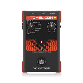 TC-Helicon VoiceTone R1 Reverb Vocal Effects Pedal, EU Plug – Swee