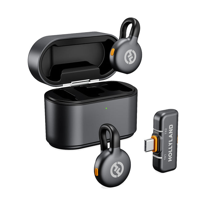 Hollyland ワイヤレスラベリアマイク LARK M2S USB Type-C(スペース