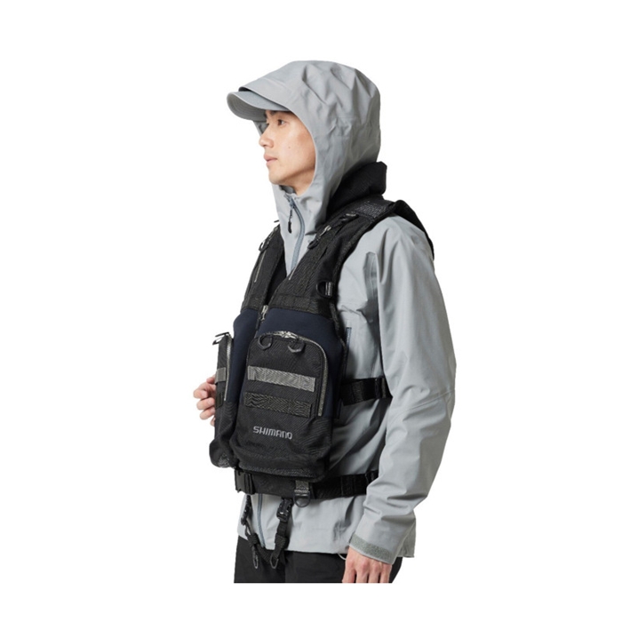 シマノ ロックショアタフベスト FREE ブラック VF-229X - 釣具の