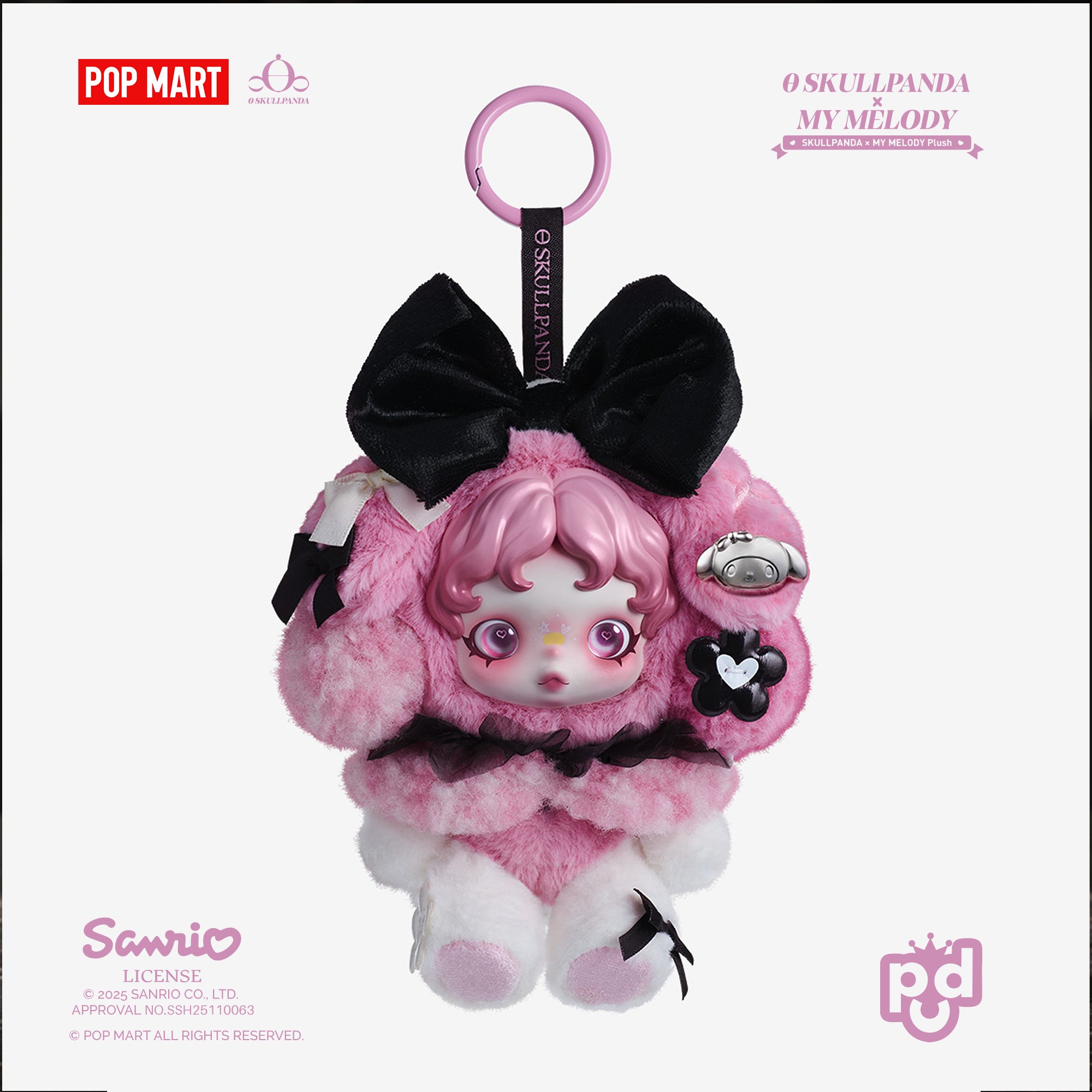 SKULLPANDA × MY MELODY Plush Pendant – POP CULTURE DEPOT