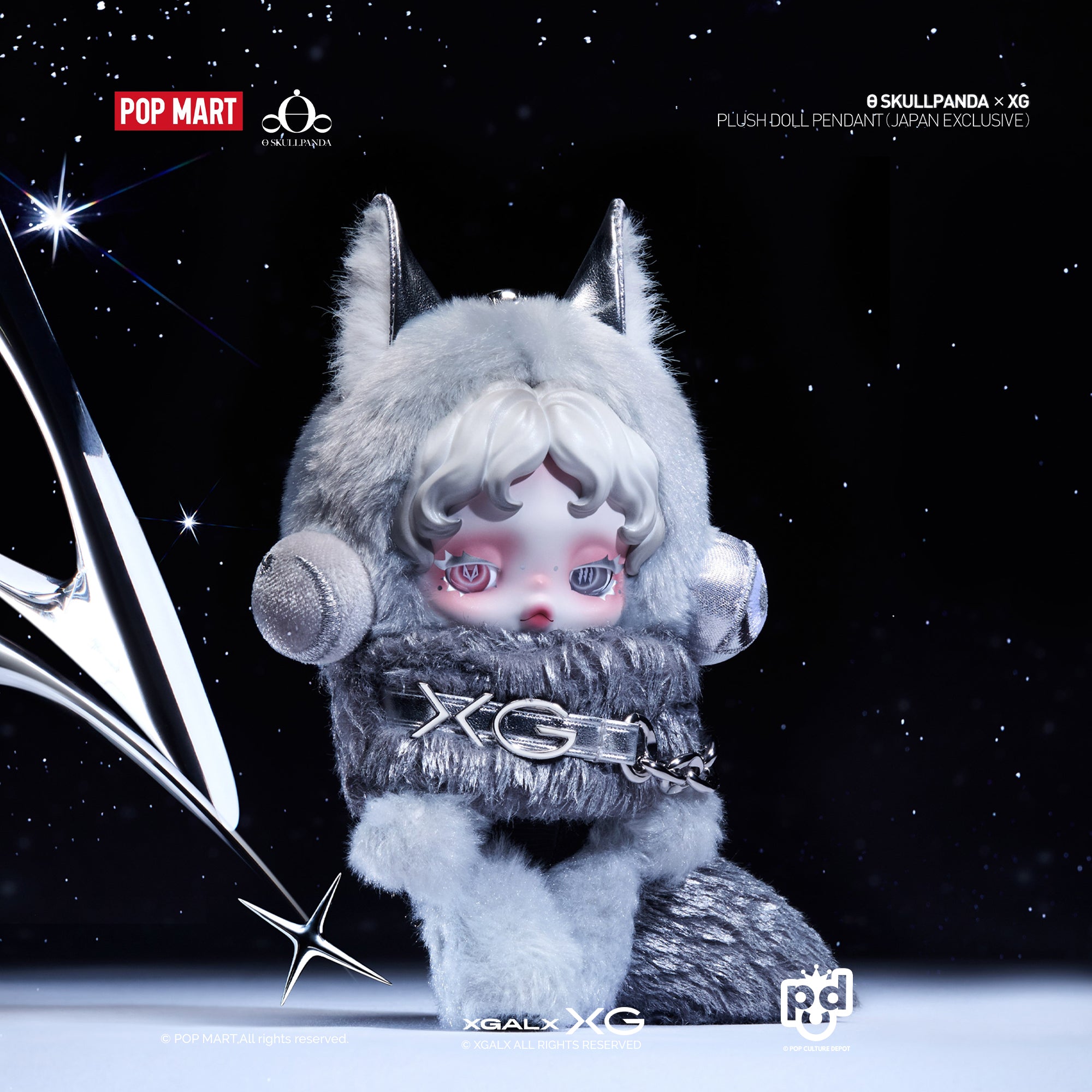 SKULLPANDA、2点set、XG日本限定、Sandman SKULLPANDA × XG Japan