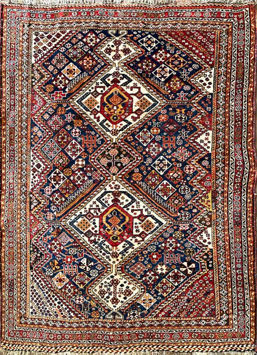 Antique Qashqai/ Shiraz Rug | Eli Peer Oriental Rugs | Antique