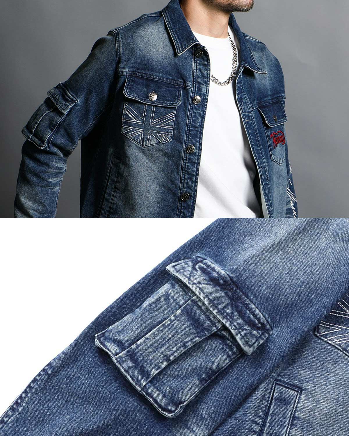 タフで動きやすい、刺繍で魅せる NORTON DENIM JACKET – PEET ONLINE STORE