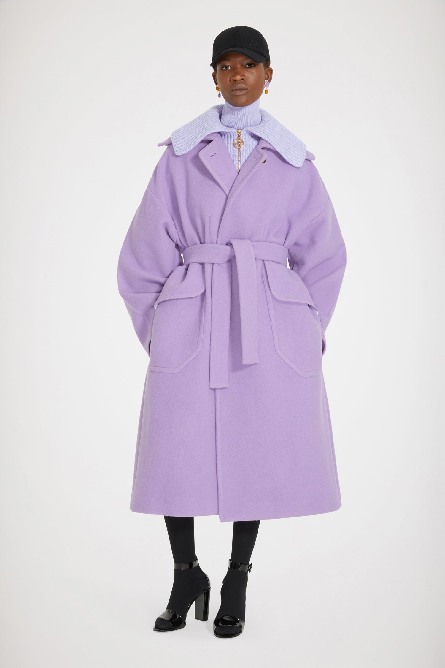 Patou | Maxi coat in double-faced wool