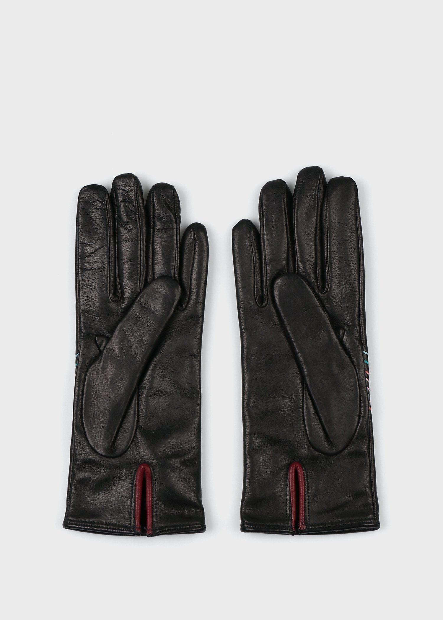 ウィメンズ スワール ステッチ レザーグローブ ｜ポール・スミス