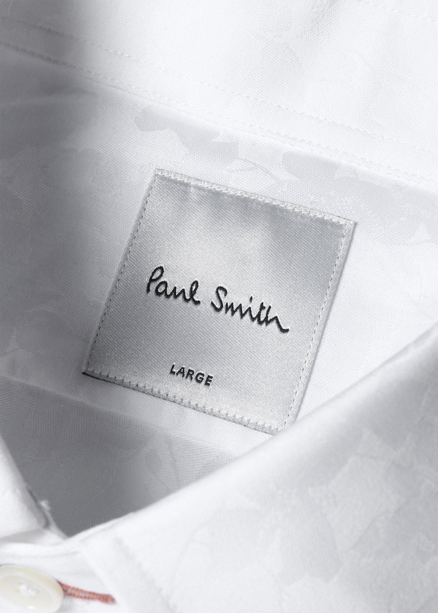 フローラルジャカード ドレスシャツ（ホワイト） ｜ポール・スミス