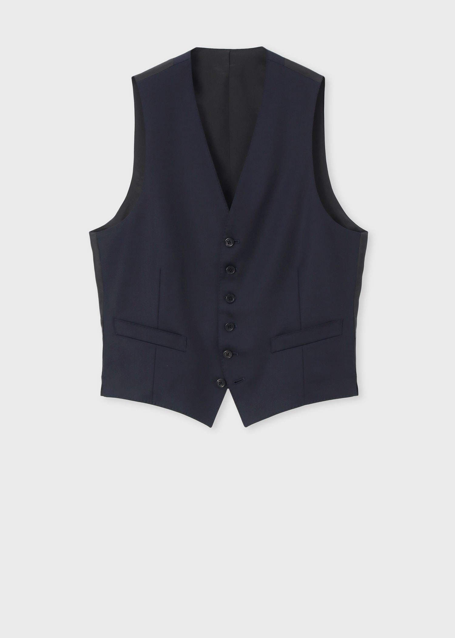 ポールスミス ベスト Lサイズ① グレー 高級イギリス生地使用 裏地