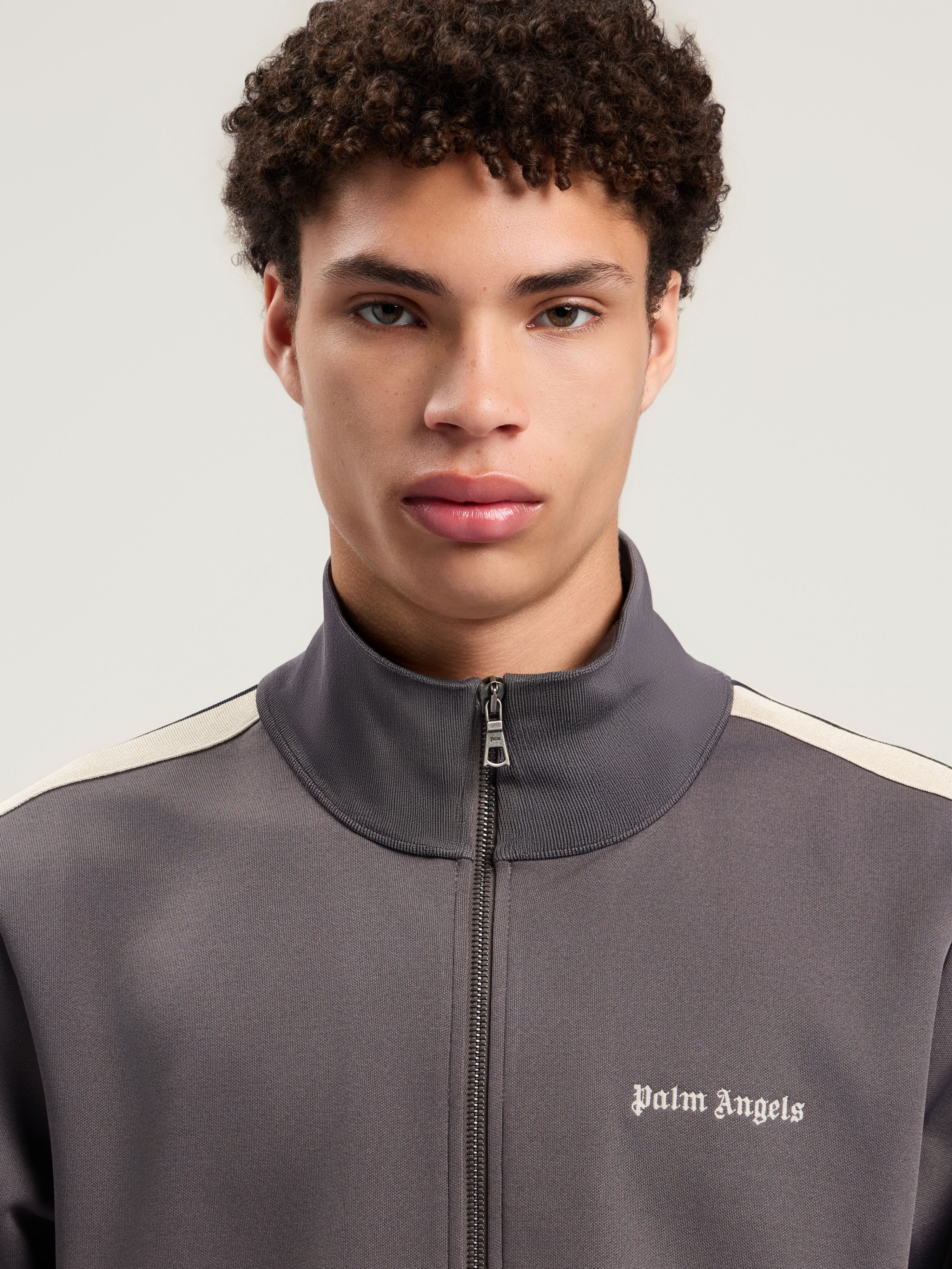 Classic Logo Track Jacket in DARK GREY - OFF WHITE for Men | Palm