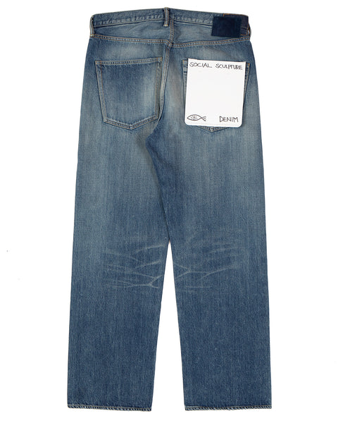 Visvim Social Sculpture 01 Wide DMGD-44 - Pancho and Lefty