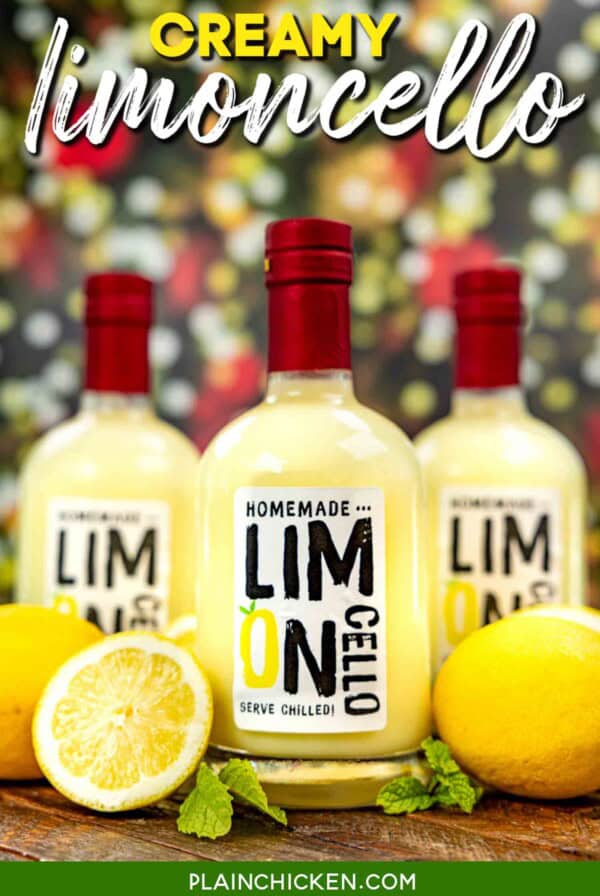 Homemade Limoncello - Plain Chicken